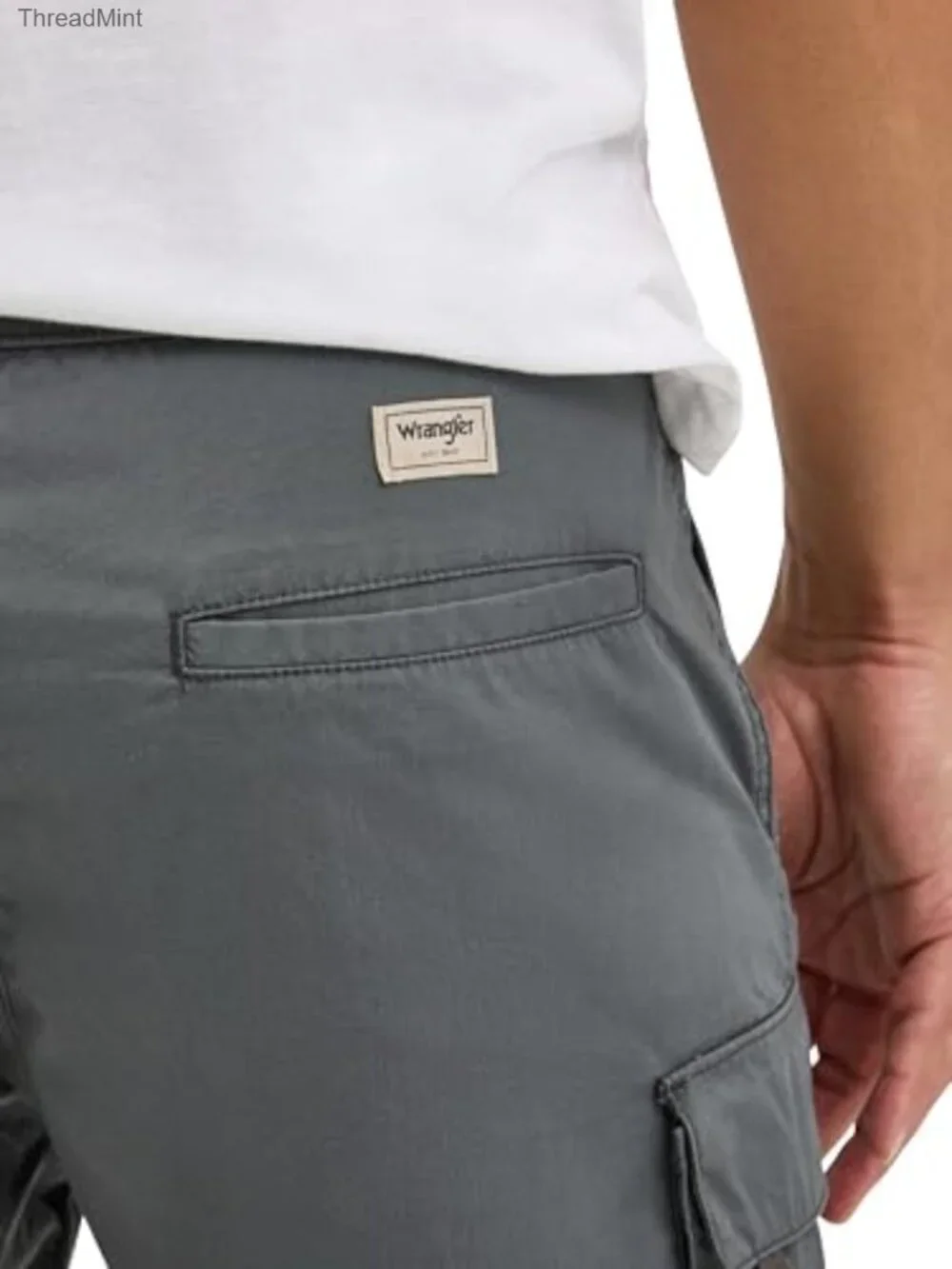 Wrangler Mens Pull-on Cargo Shorts Relaxed Fit Cotton Stretch 8
